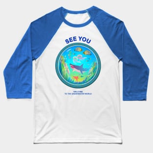 View at the maritime underwater world Baseball T-Shirt